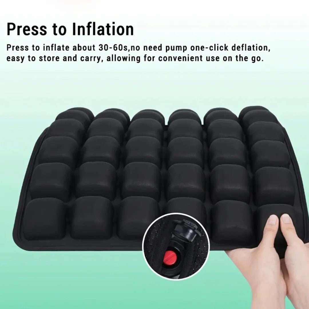 JetPlush – 3D Air‑Cell Travel Cushion