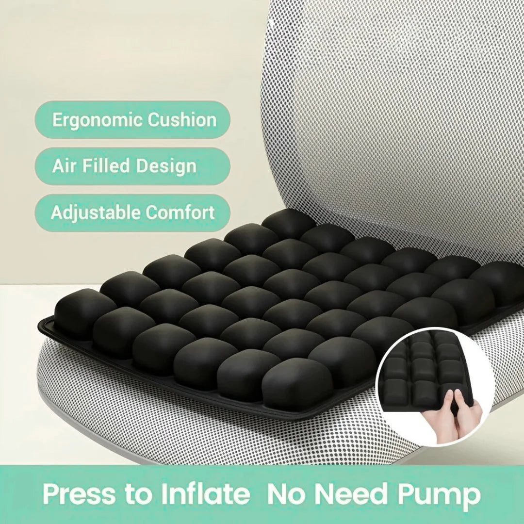 JetPlush – 3D Air‑Cell Travel Cushion